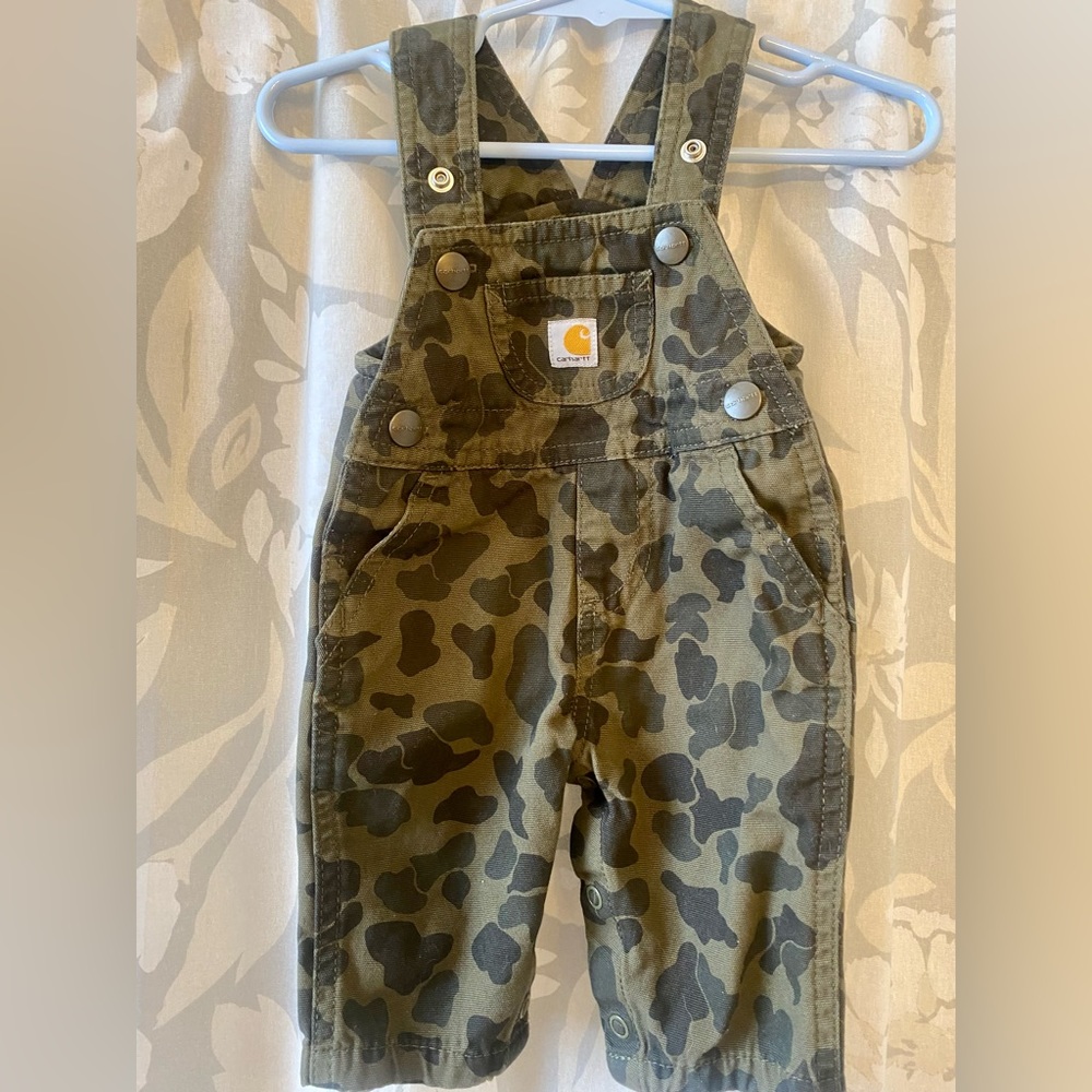 Boys 3 months Carhartt overalls